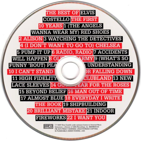 Elvis Costello - Best Of  - The First 10 Years - CD image 10