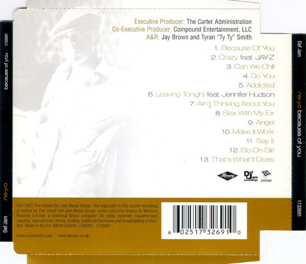 Ne-Yo - Because Of You - CD image 8