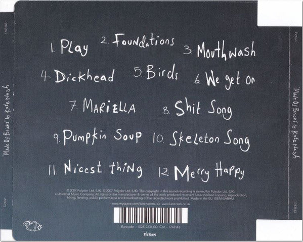 Kate Nash - Made Of Bricks - Used CD image 2