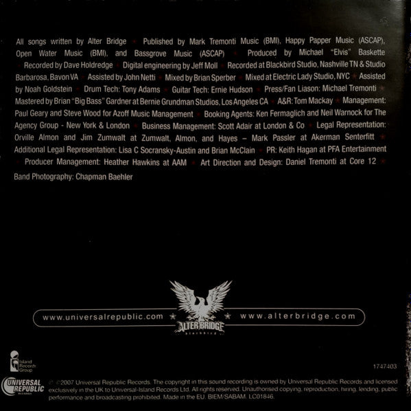 Alter Bridge - Blackbird - CD image 2