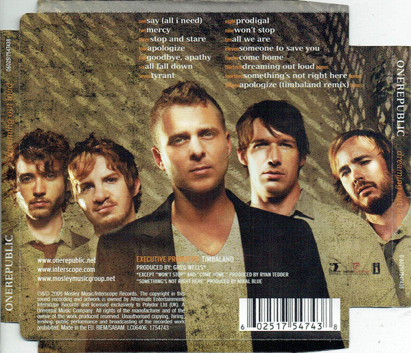 OneRepublic - Dreaming Out Loud - Used CD image 7