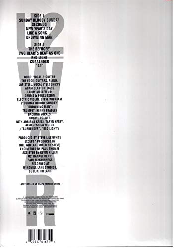 U2 - War - Vinyl Record image 2