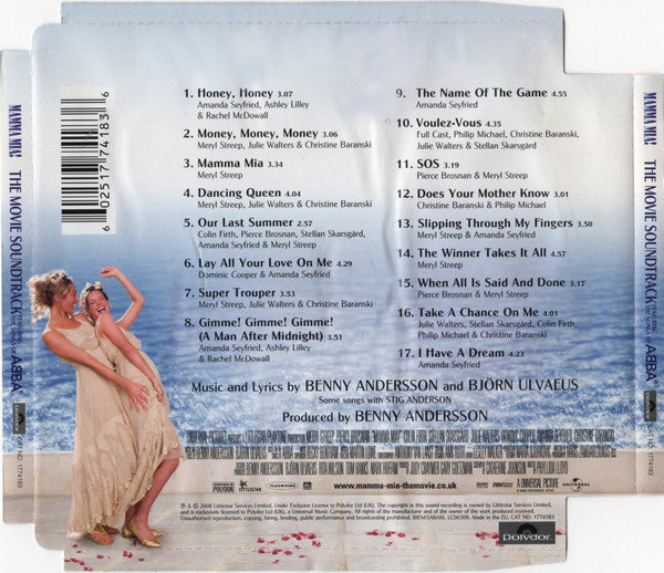 Various - Mamma Mia! (The Movie Soundtrack Featuring The Songs Of ABBA) image 2