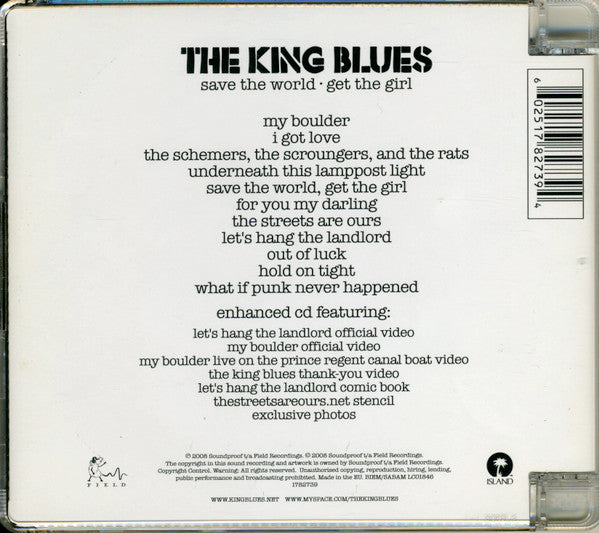 King Blues - Save The World, Get The Girl - Used CD image 2