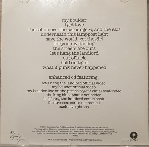King Blues - Save The World, Get The Girl - Used CD image 4