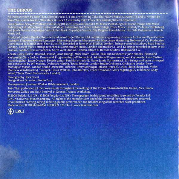 Take That - Circus - Used CD image 5