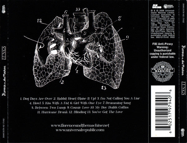 Florence And The Mac - Lungs - CD image 2