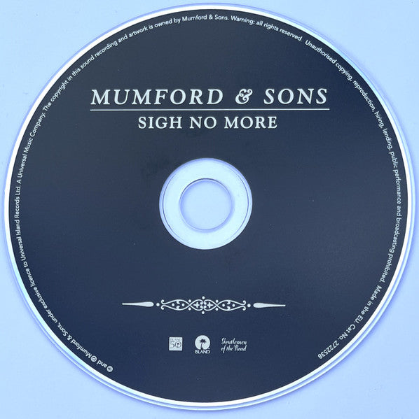 Mumford & Sons - Sigh No More - CD image 3