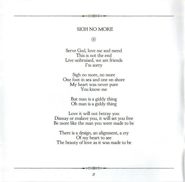 Mumford & Sons - Sigh No More - CD image 5