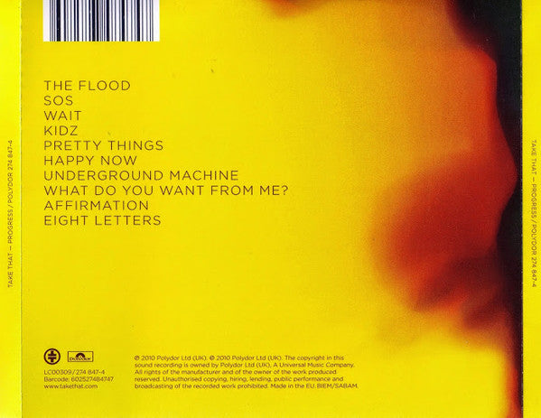 Take That - Progress - Used CD image 7