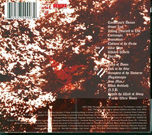 Black Sabbath - Past Lives - CD image 2