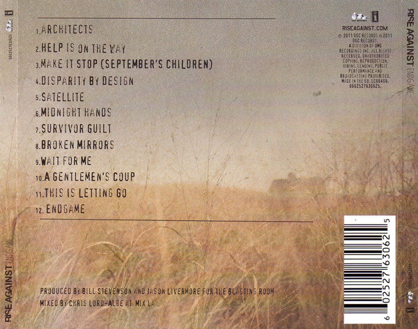 Rise Against - Endgame - CD image 2