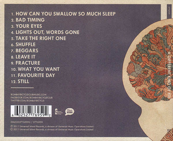 Bombay Bicycle Club - A Different Kind Of Fix - CD image 2