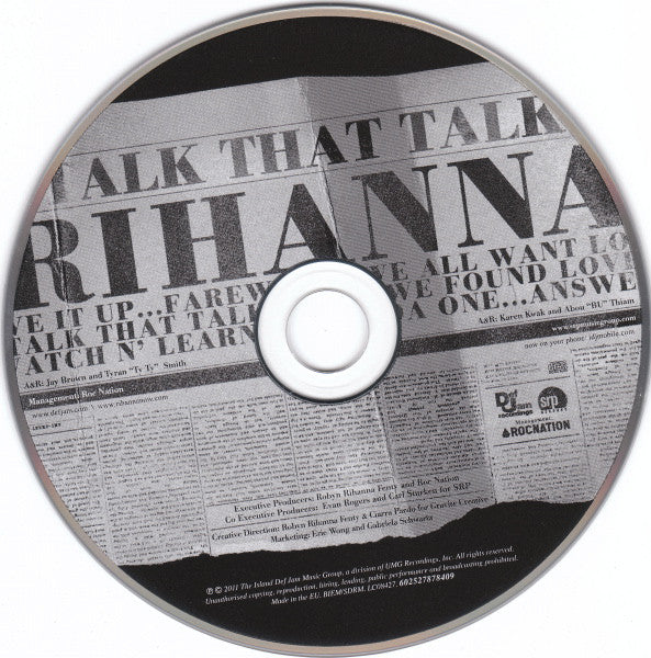 RIHANNA - TALK THAT TALK (US IMPORT) - CD image 2