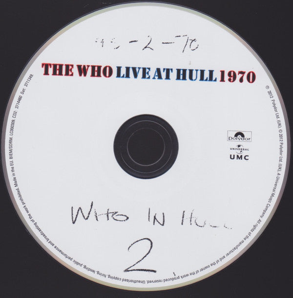 Who - Live At Hull 1970 - CD image 4