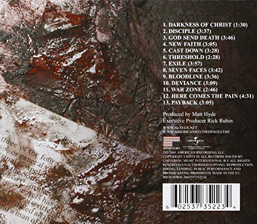 Slayer - God Hates Us All - CD image 2