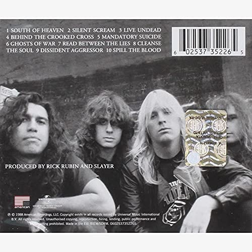Slayer - South Of Heaven - CD image 2