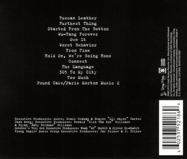 Drake - Nothing Was The Same - CD image 2