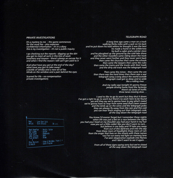 Dire Straits - Love Over Gold - Vinyl Record image 3