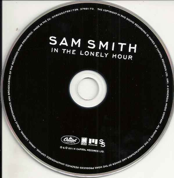 Sam Smith - In The Lonely Hour - CD image 1