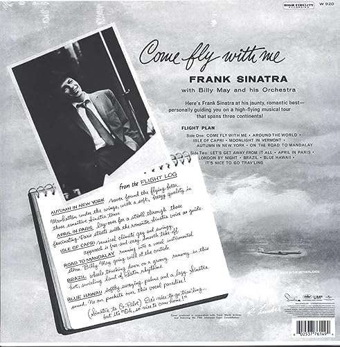 Frank Sinatra - Come Fly With Me - Vinyl Record image 2