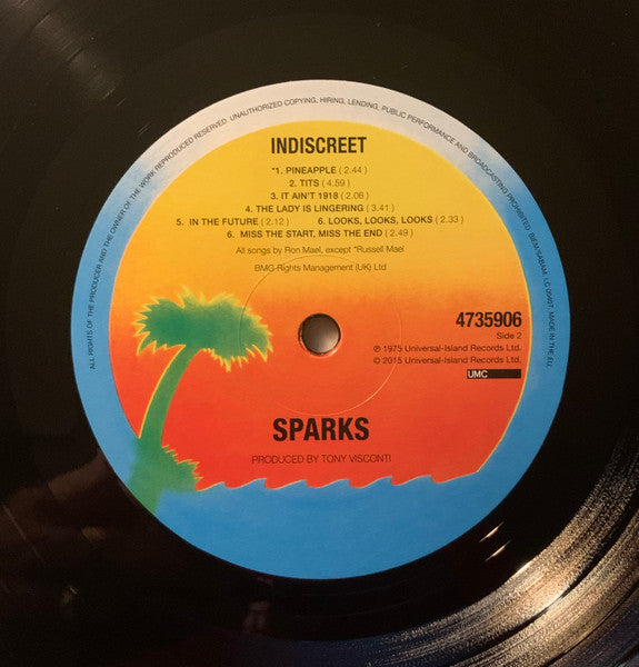 Sparks - Indiscreet - Vinyl Record image 5