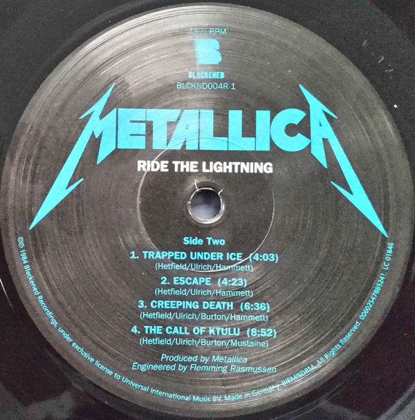 Metallica - Ride The Lightning - Vinyl Record image 4
