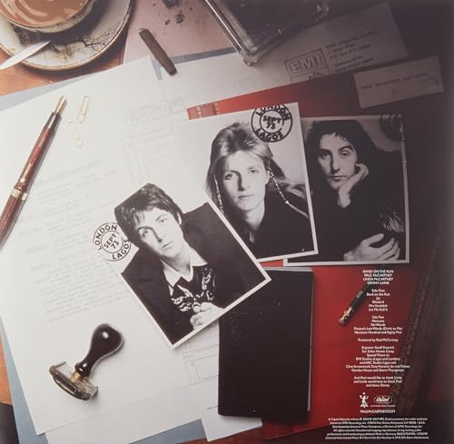 Paul McCartney Wings - Band On The Run - Vinyl Record 12 INCH RECORD image 2