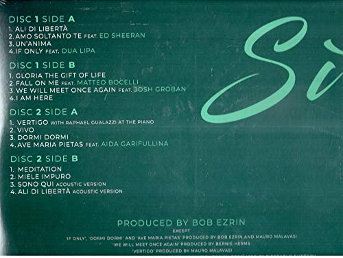 Andrea Bocelli - Si - Vinyl Record image 2