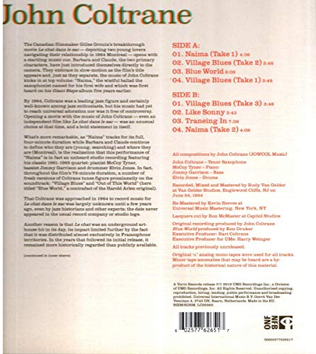 John Coltrane - Blue World - Vinyl Record 12 INCH RECORD image 3