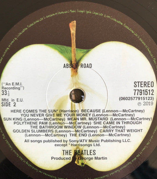 BEATLES - Abbey Road - Vinyl Record 12 INCH RECORD image 4