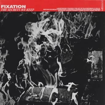 FIXATION - SECRETS WE KEEP (RED IN BLACK VINYL) - Vinyl Record image 1