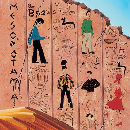 B-52S - Mesopotamia (Ultra Clear/Orange Splatter Vinyl) (Rocktober) - image 1