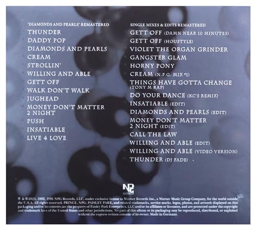 PRINCE & THE NEW POW - Diamonds And Pearls - CD image 2