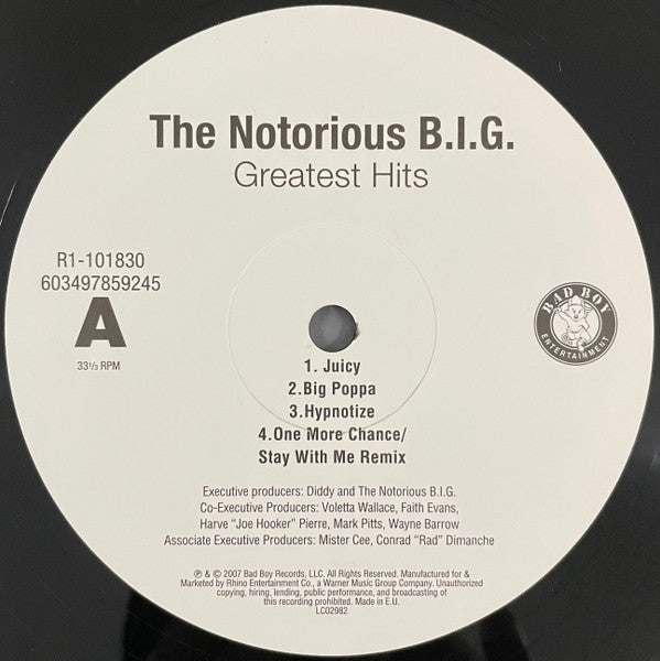 Notorious B.I.G. - Greatest Hits - Vinyl Record image 3
