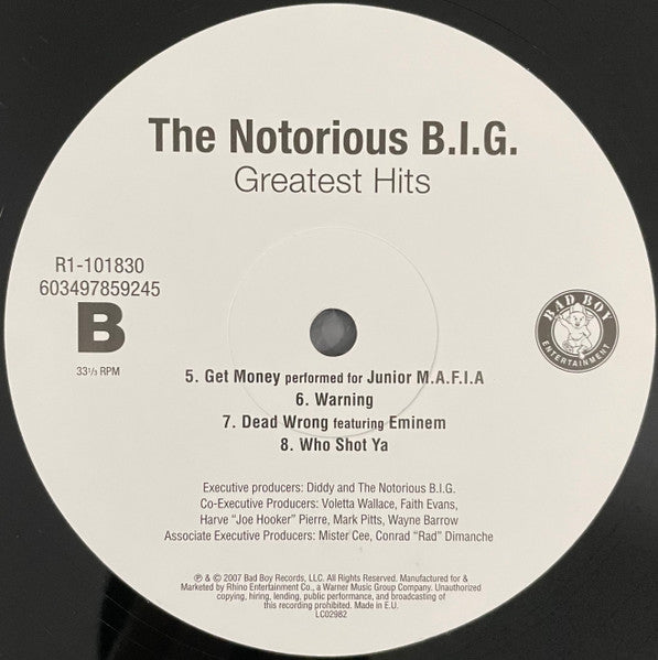 Notorious B.I.G. - Greatest Hits - Vinyl Record image 4