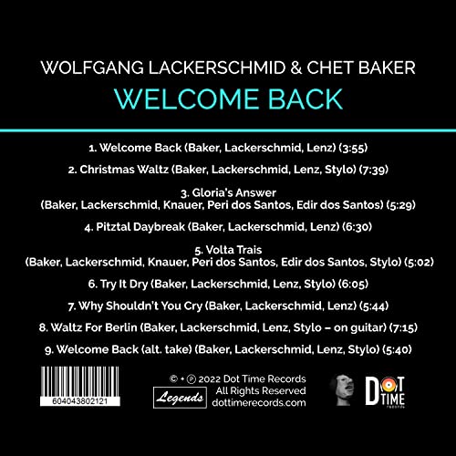 WOLFGANG LACKERSCHMI - WELCOME BACK - CD image 2