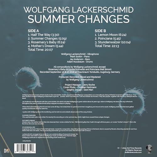 WOLFGANG LACKERSCHMI - SUMMER CHANGES - Vinyl Record image 2