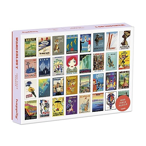 Wanderlust by Harriet Thomas-Bush - 1,000 Piece Happily Puzzle - Non-b image 1