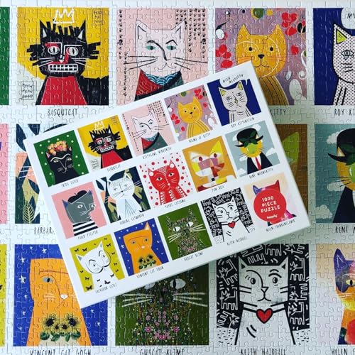 Art Cats by Nia Gould - 1,000 Piece Happily Puzzle - Non-book item image 3