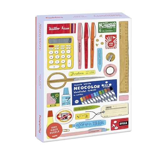 Stationery by Holly Maguire - 1,000 Piece Happily Puzzle - Non-book it image 1