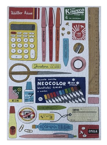 Stationery by Holly Maguire - 1,000 Piece Happily Puzzle - Non-book it image 2