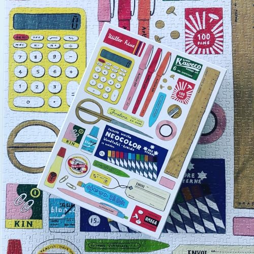Stationery by Holly Maguire - 1,000 Piece Happily Puzzle - Non-book it image 3