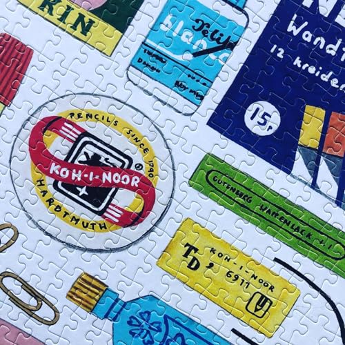 Stationery by Holly Maguire - 1,000 Piece Happily Puzzle - Non-book it image 4