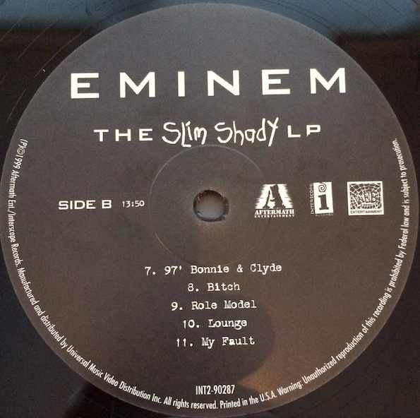 Eminem - Slim Shady LP - Vinyl Record image 4