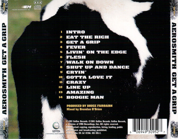Aerosmith - Get A Grip - CD image 3