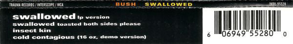 Bush - Swallowed - Used CD image 2