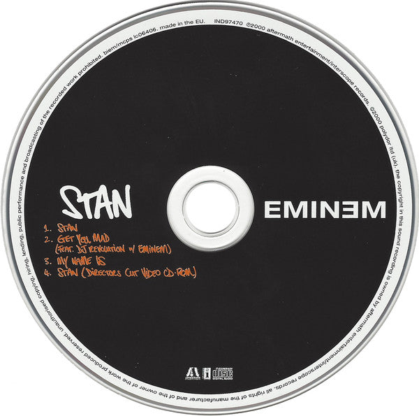Eminem - Stan - Used CD image 9