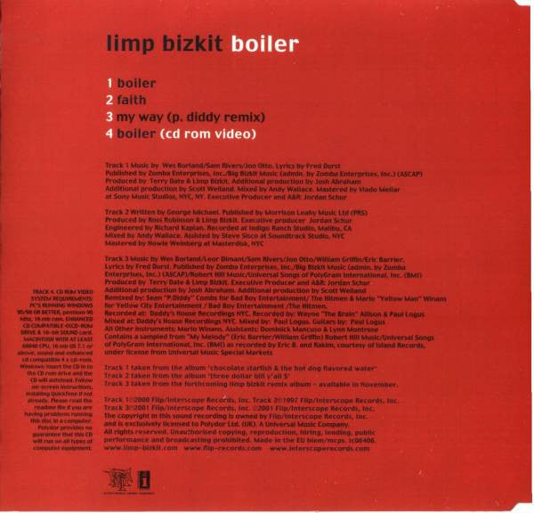 Limp Bizkit - Boiler - Used CD image 3