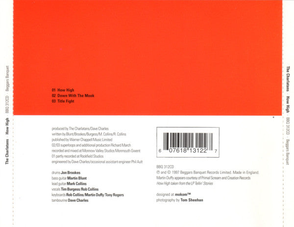 Charlatans - How High - Used CD image 2